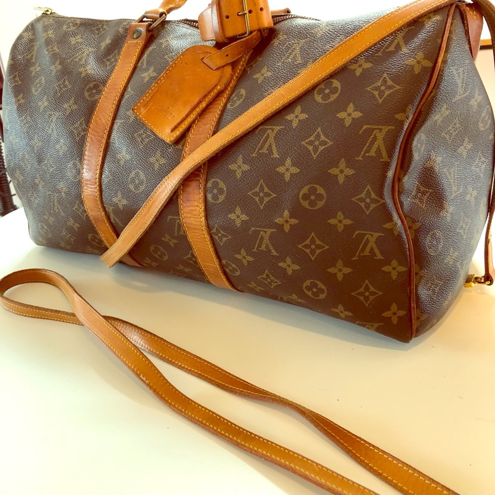 Louis Vuitton overnight duffel bag